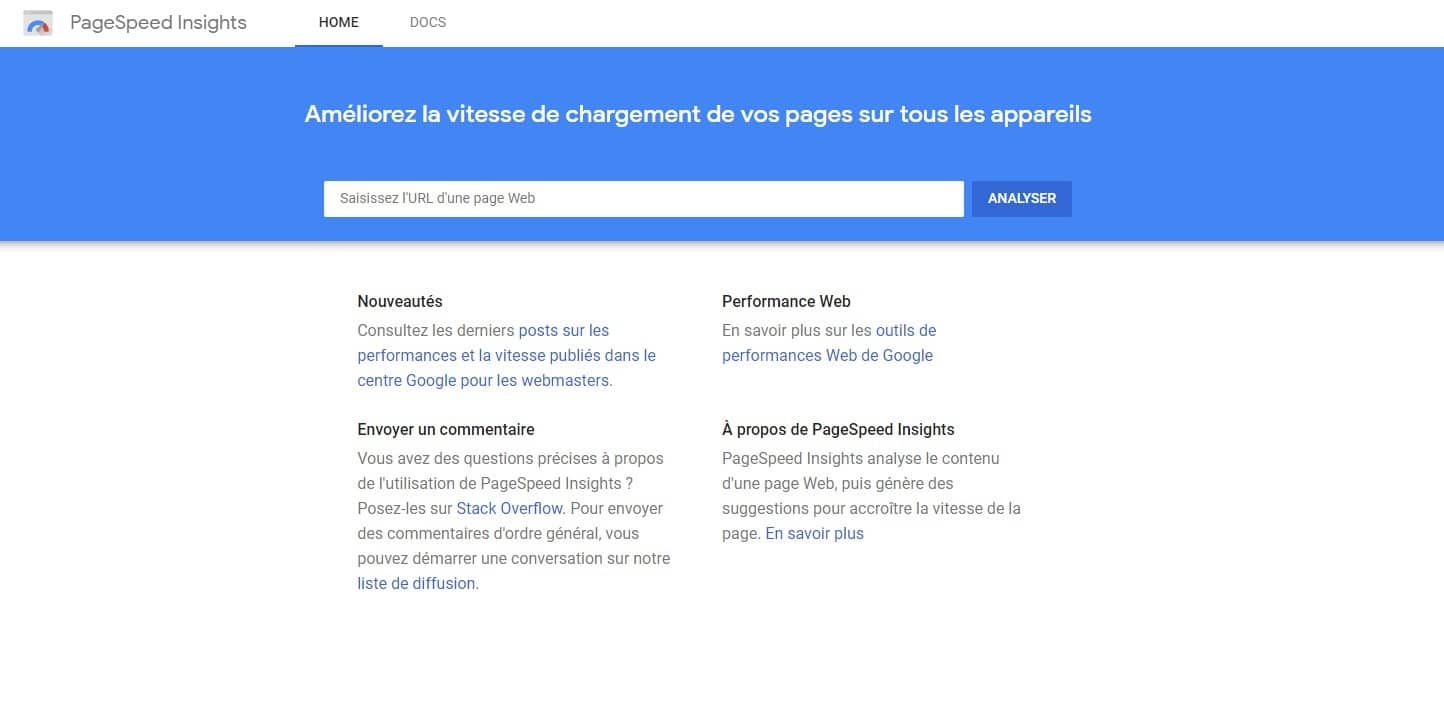 Pagespeed Insights
