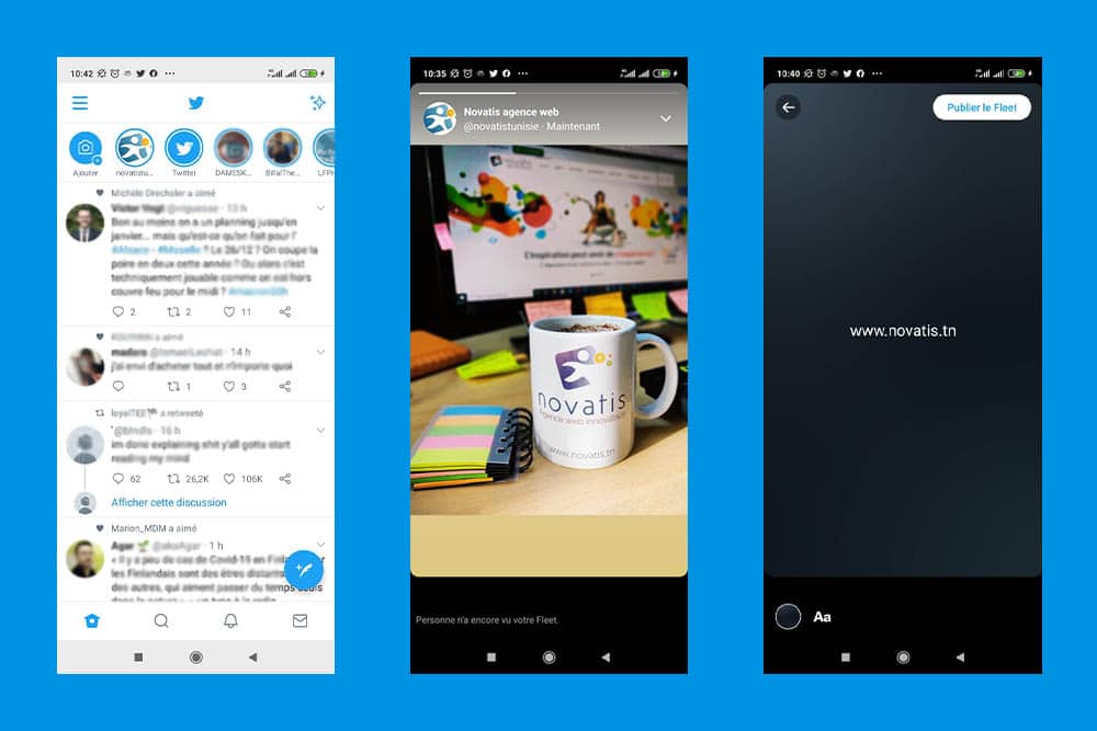 Comment fonctionne un Fleet twitter