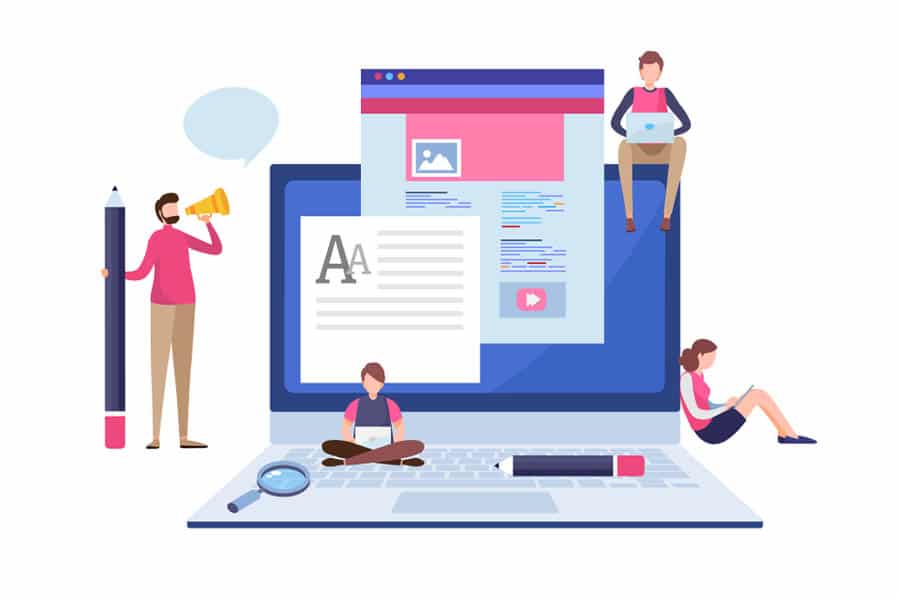 contenu pertinent site web entreprise