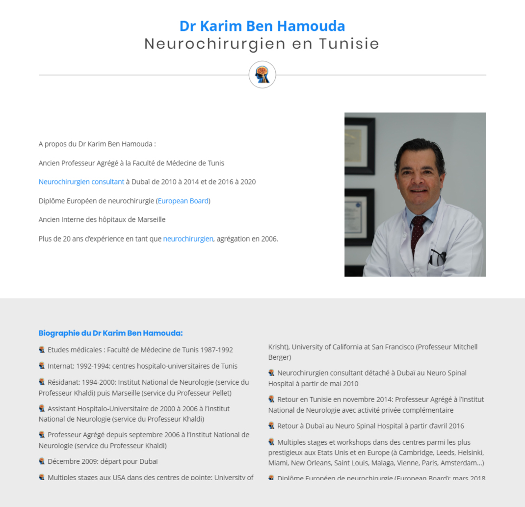 Notre Mission pour Dr Karim Ben Hamouda Notre Mission pour Dr Karim Ben Hamouda