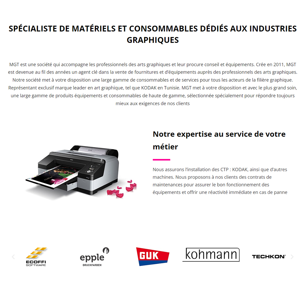 Notre Mission pour MGT