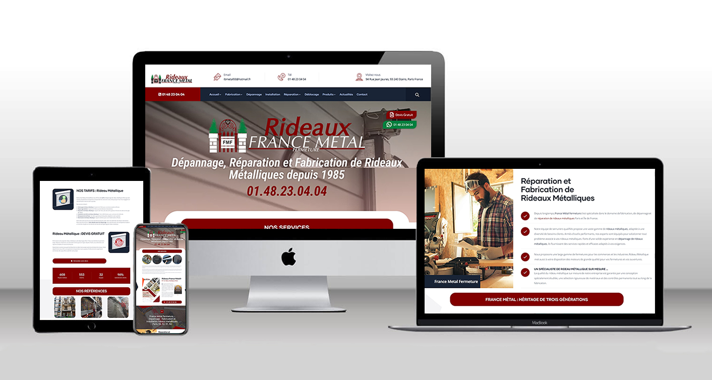 Présentation Rideaux France Métal