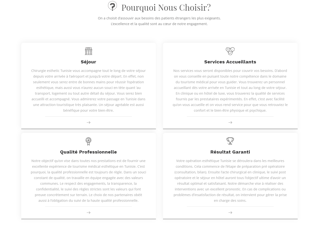 Notre Mission pour Chirurgie Esthetique
