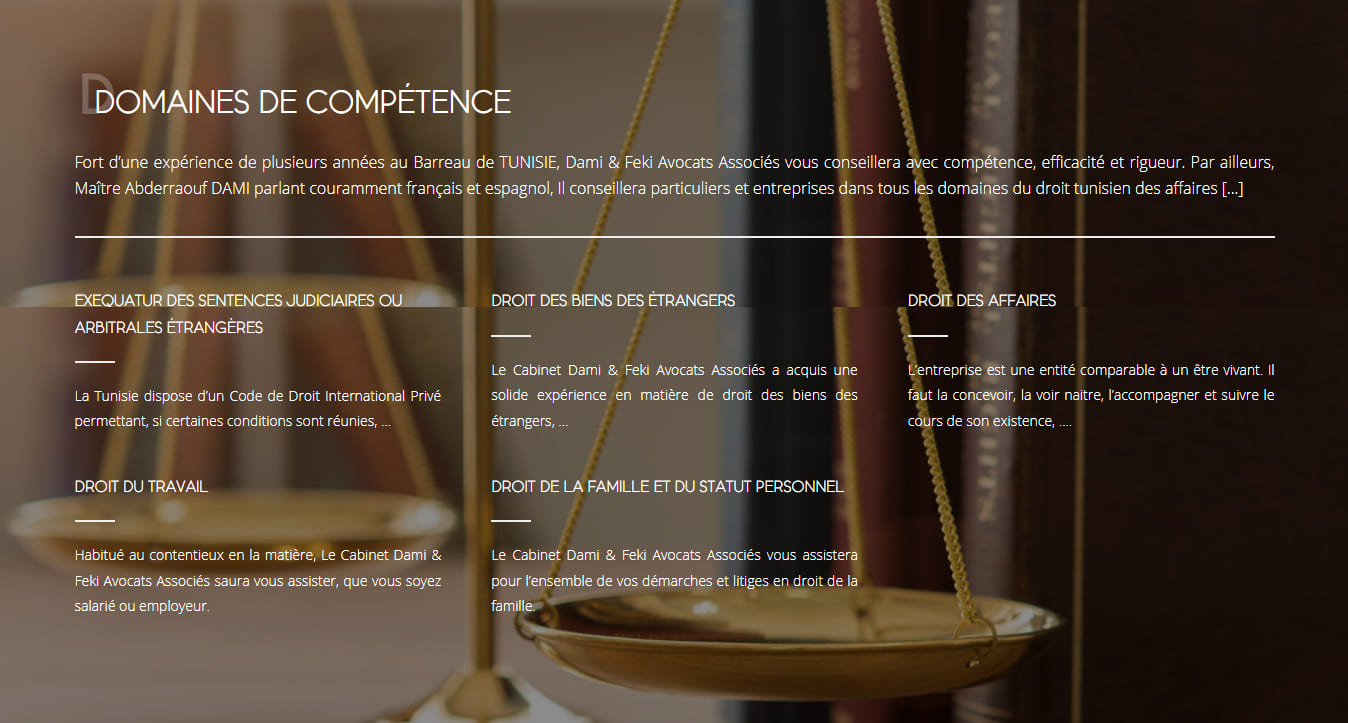 Notre Mission pour Dami & Feki Avocats Associés