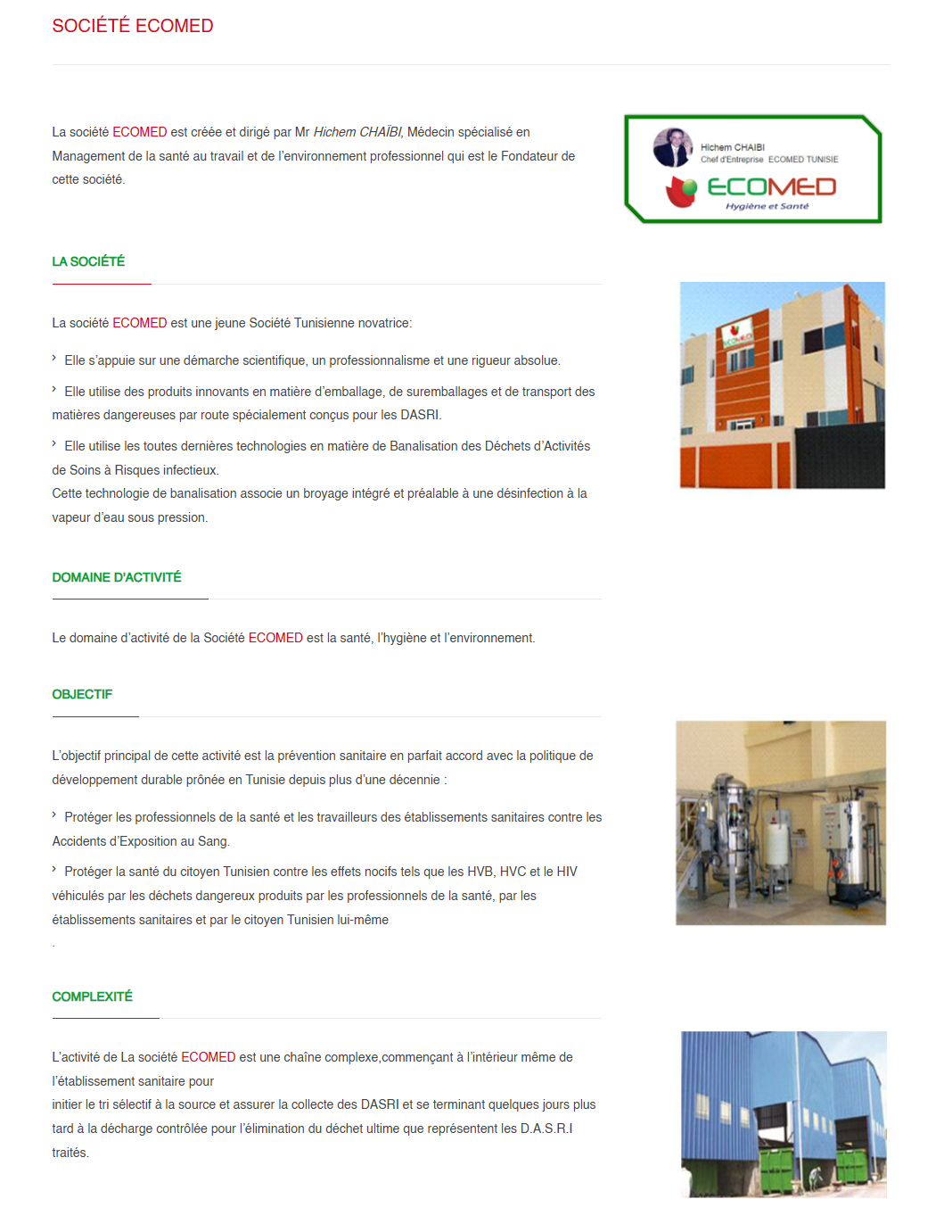 Notre Mission pour ECOMED
