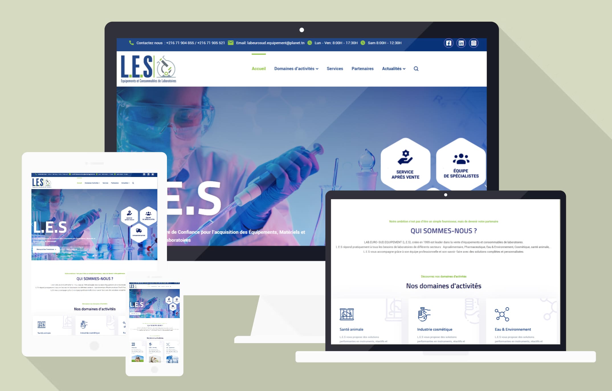 Présentation L E S Lab Euro-Sud Equipement