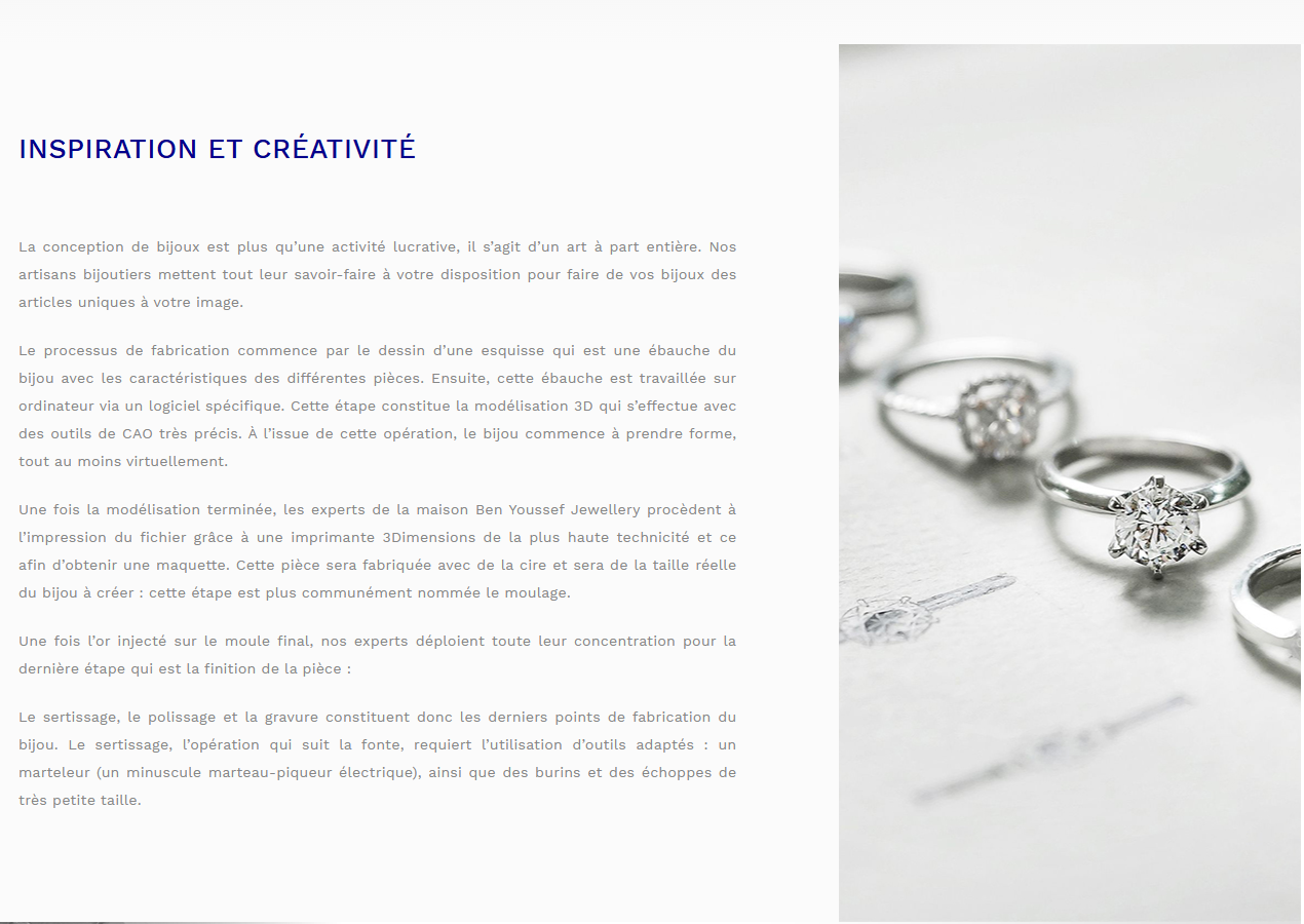 Notre Mission pour la Maison Ben Youssef Jewellery