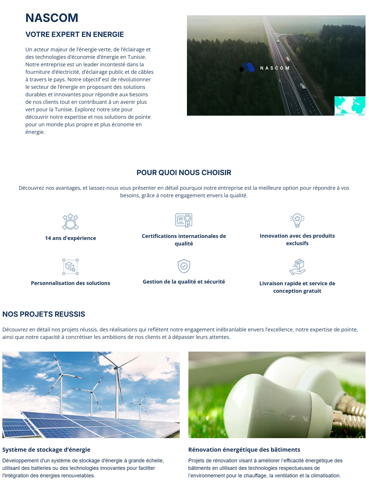 Notre Mission pour NASCOM