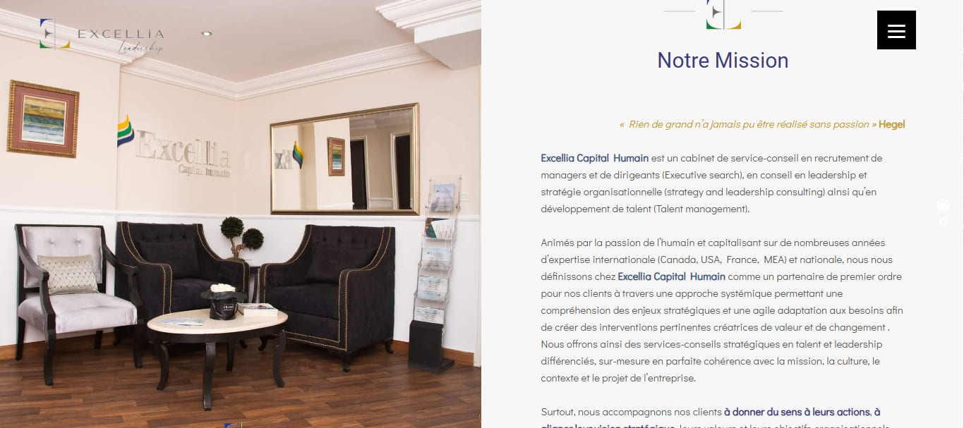 Notre Mission pour excellia capital humain