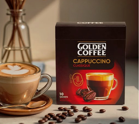 Golden coffee