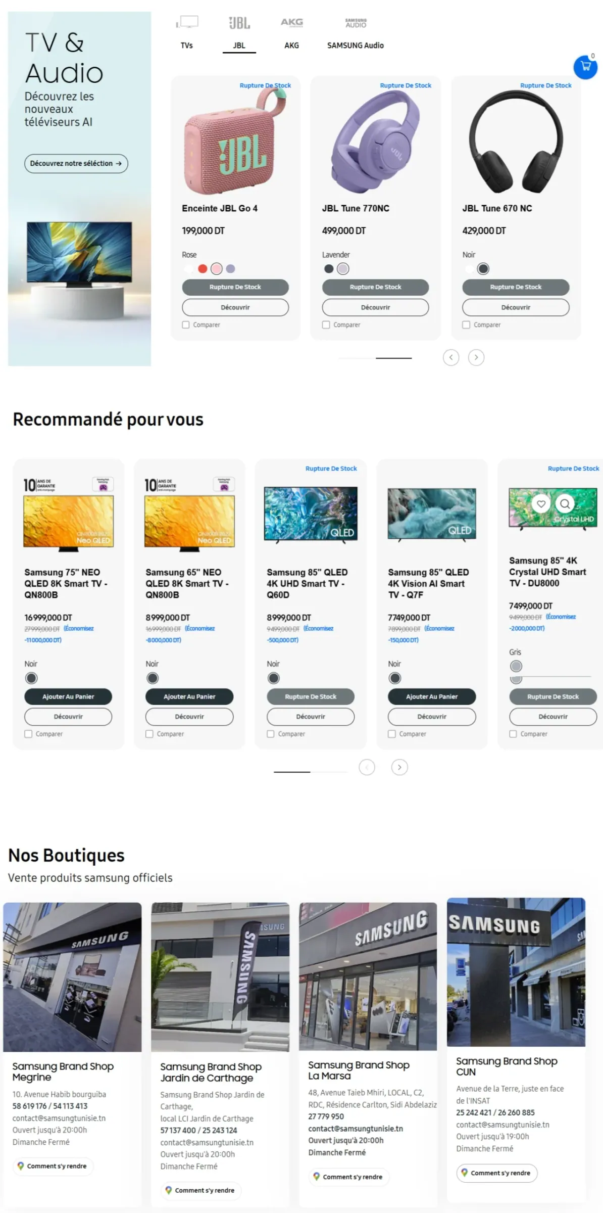Réalisation samsung