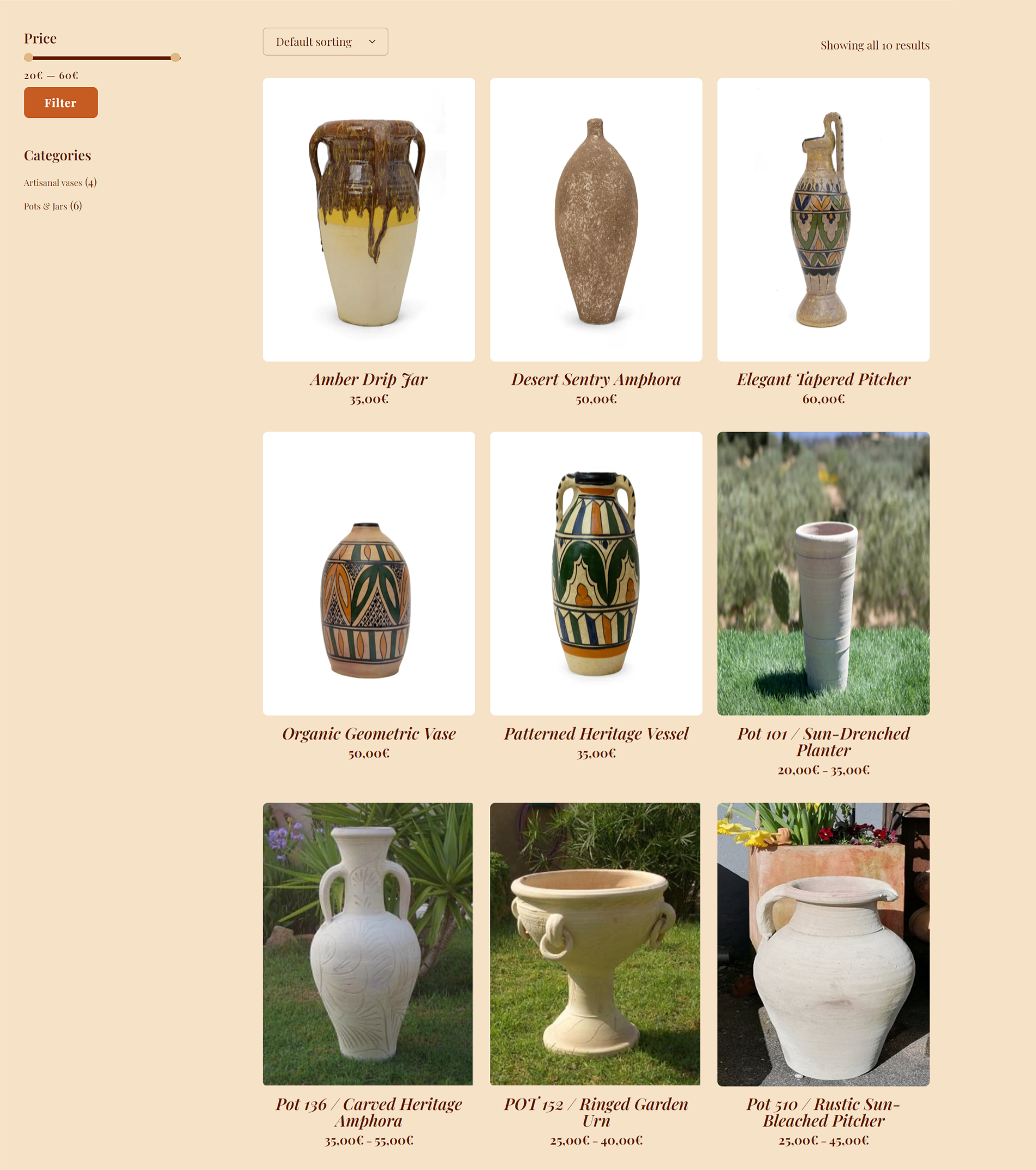 Neapolis Terracota en bas